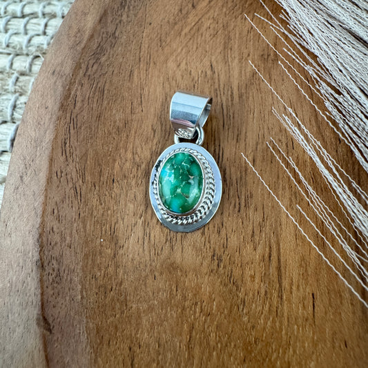 Sonoran Turquoise Small Oval Pendant
