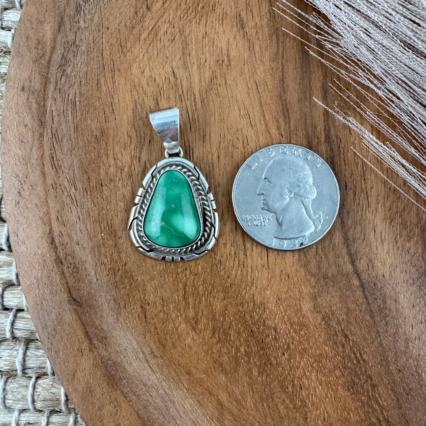 Sonoran Turquoise Triangle Pendant