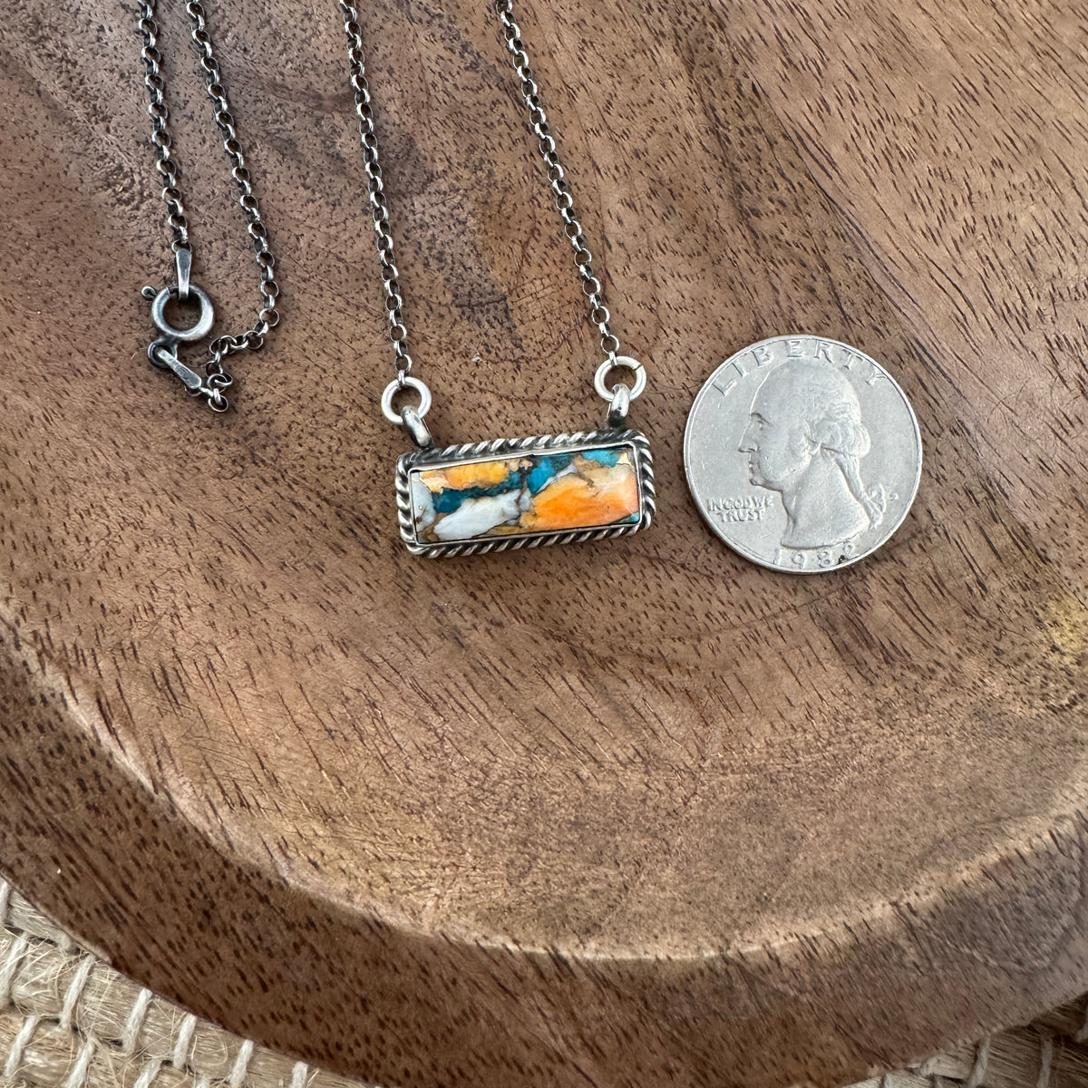 Glacier Composite Bar Neckalce