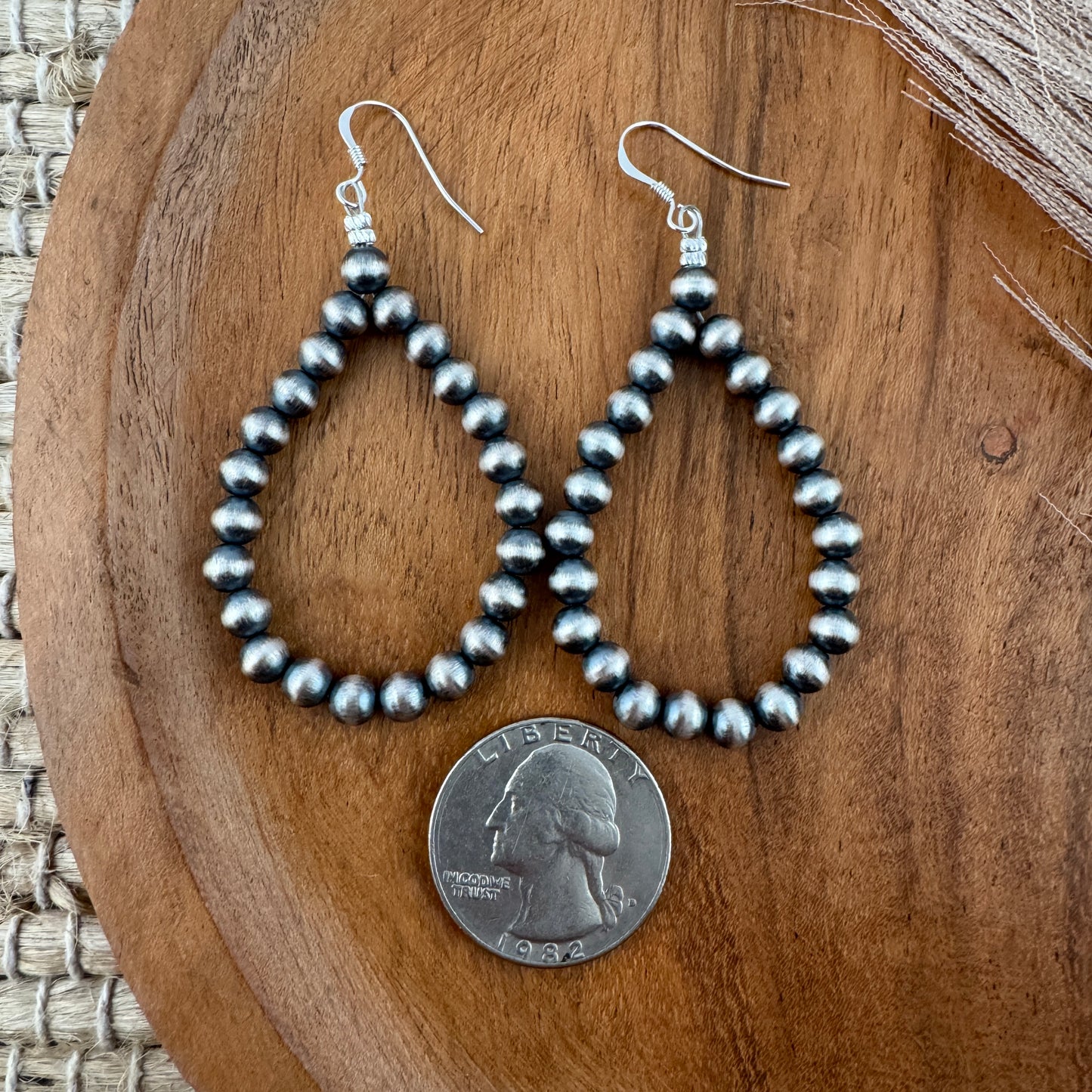 Navajo Pearl 5mm Earrings