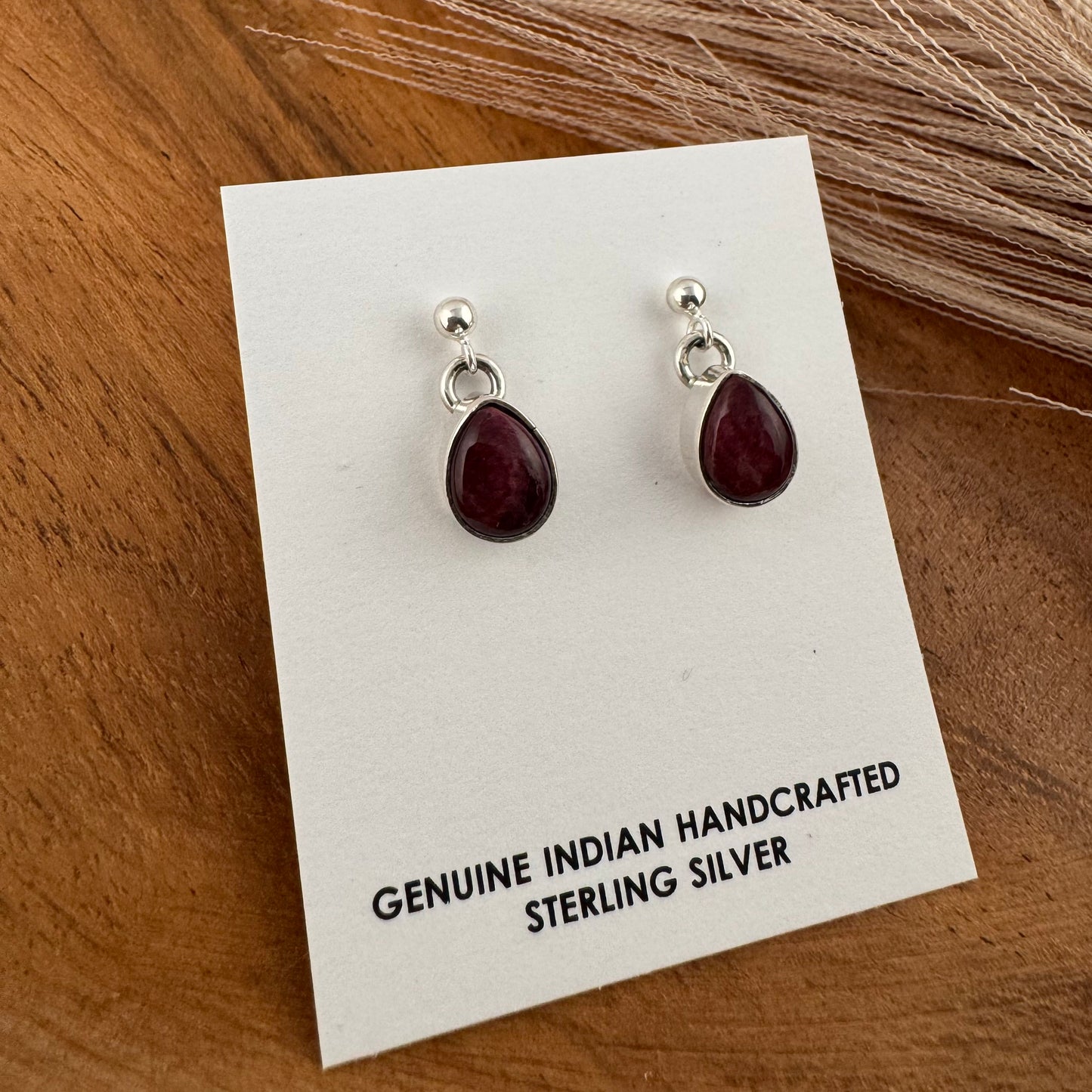 Spiney Oyster Teardrop Stud Earring