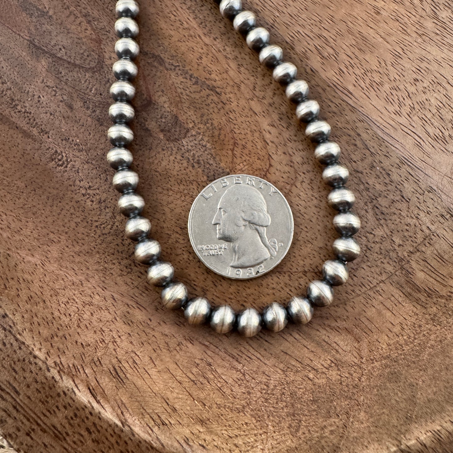 Navajo Pearls 6mm 16" Necklace