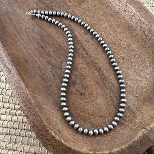 Navajo Pearls 6mm 18" Necklace
