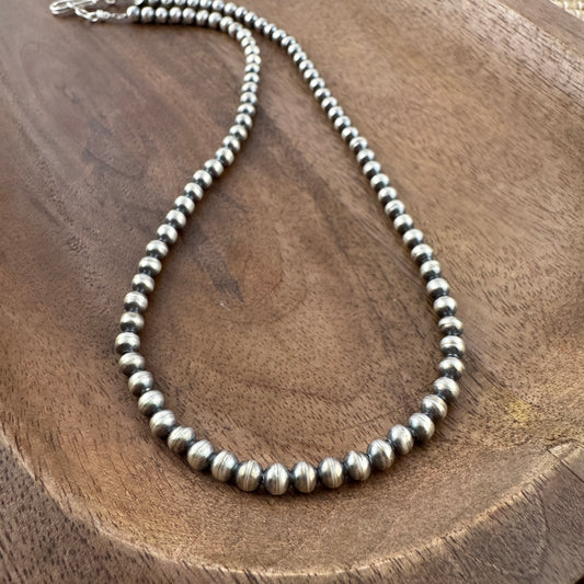 Navajo Pearls 5mm 18" Necklace