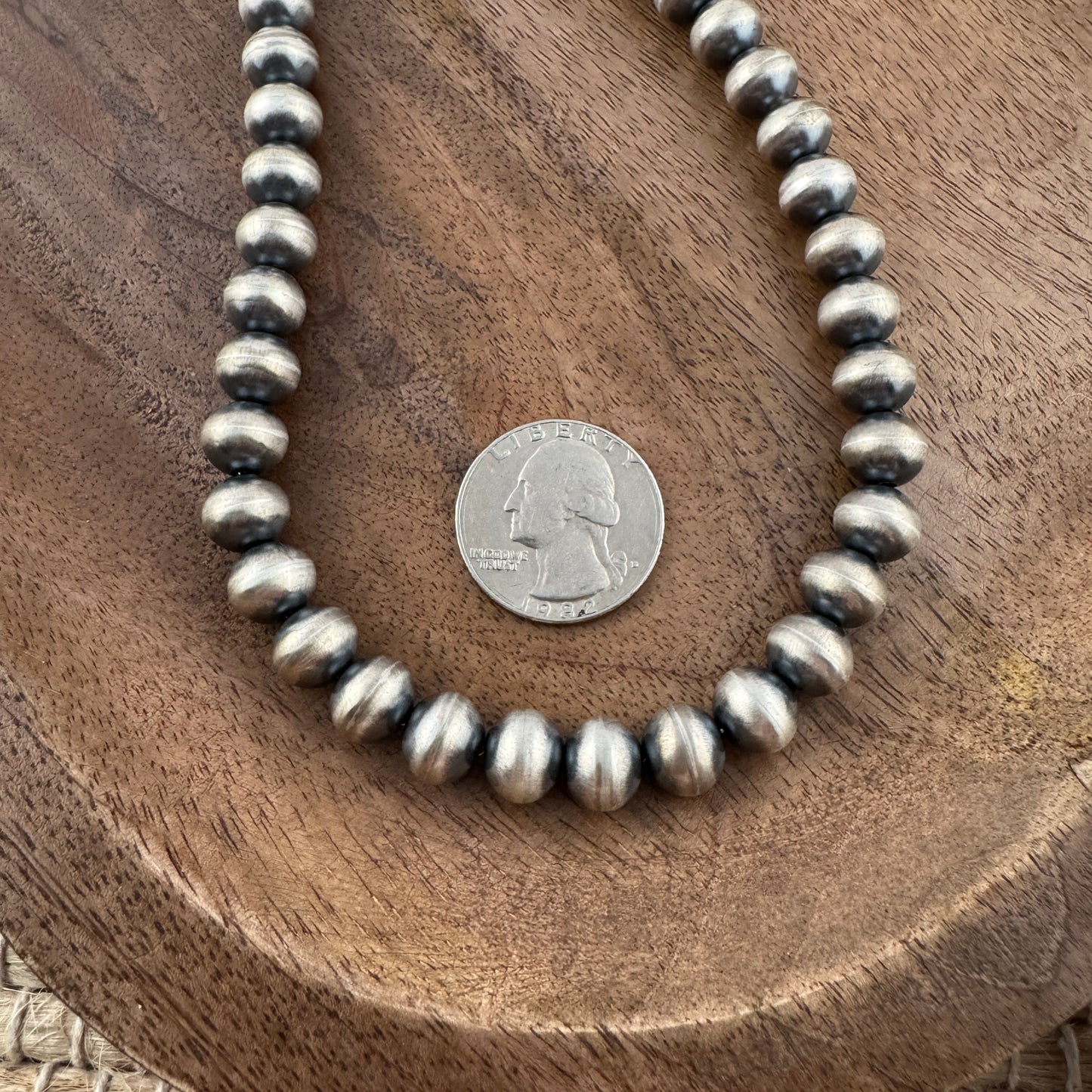 Navajo Pearls 10mm 18" Necklace
