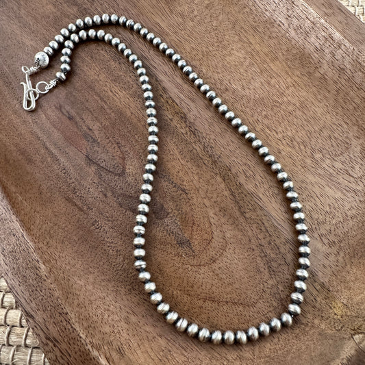 Navajo Pearls 5mm 20" Necklace