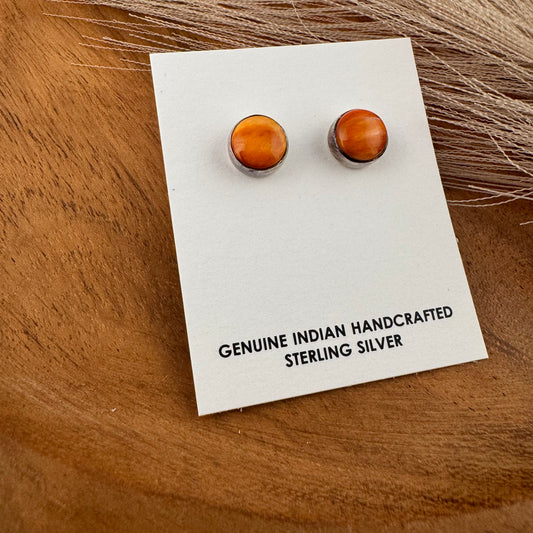 Spiney Oyster Round Studs