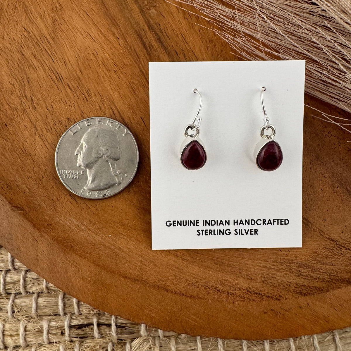 Spiney Oyster Teardrop Dangle Earring