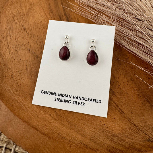 Spiney Oyster Teardrop Stud Earring