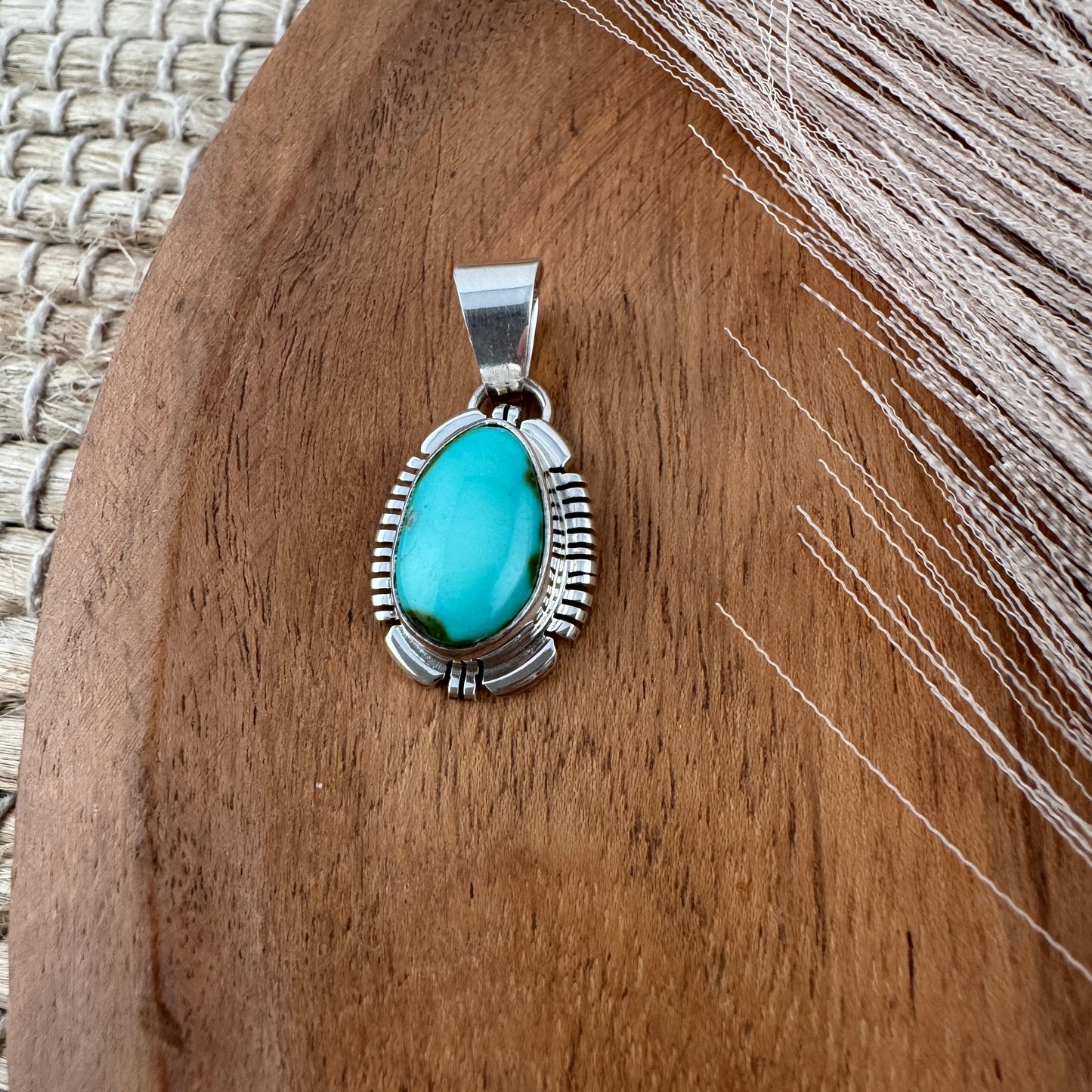 Sonoran Turquoise Oval Pendant