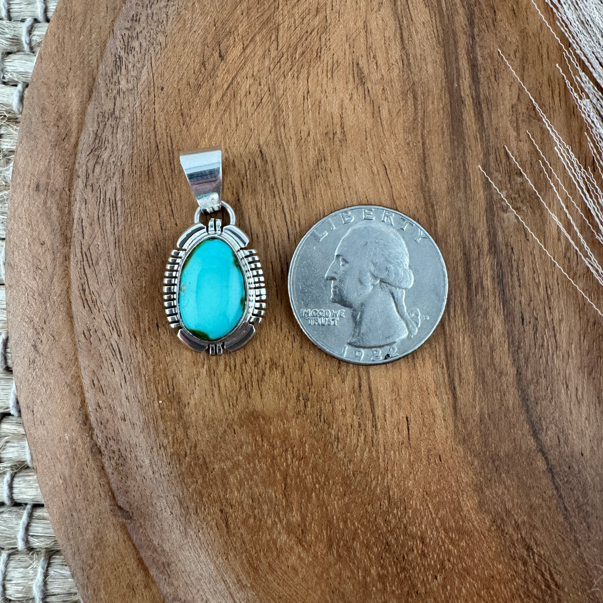 Sonoran Turquoise Oval Pendant
