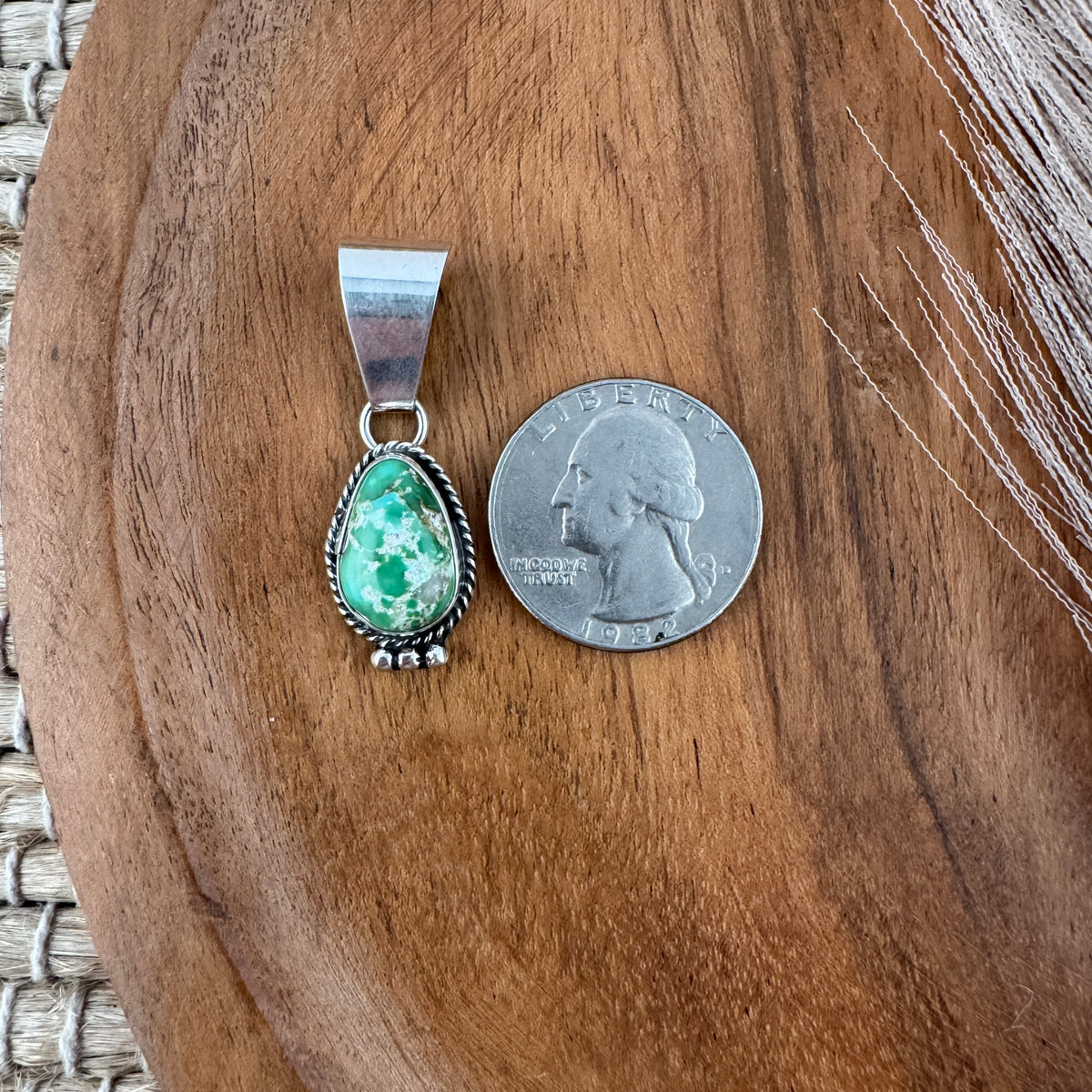 Sonoran Turquoise Pendant w/ Large Bail
