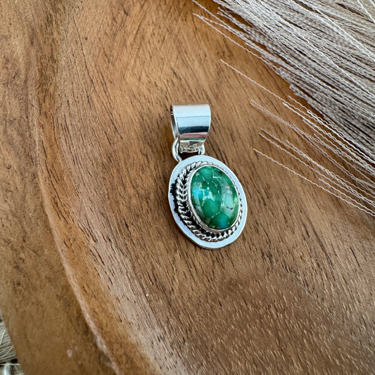 Sonoran Turquoise Small Oval Pendant