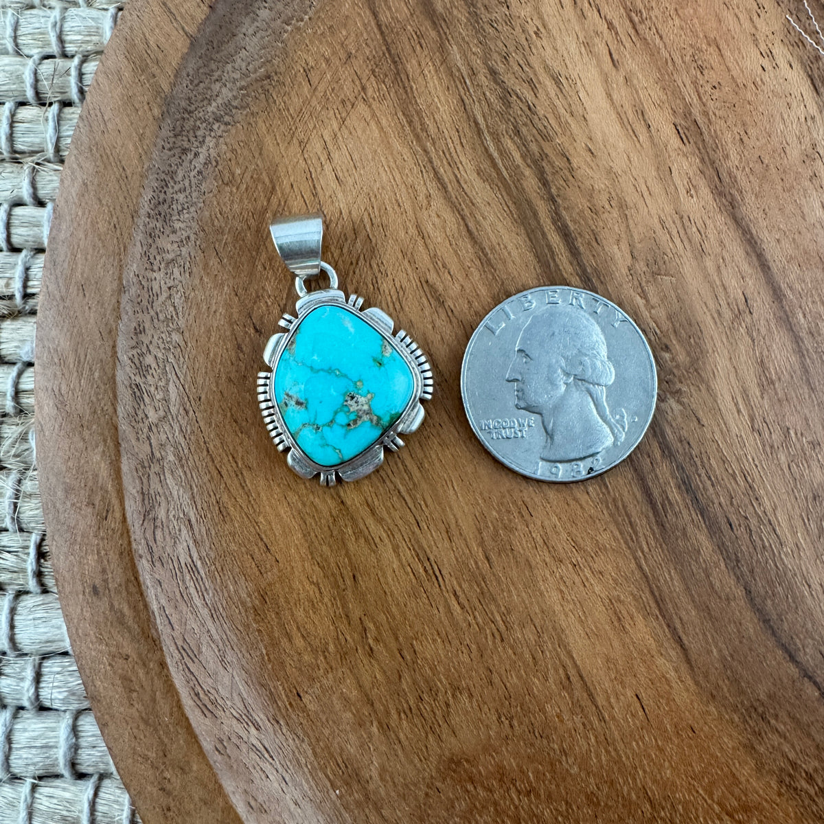 Kingman Turquoise Pendant