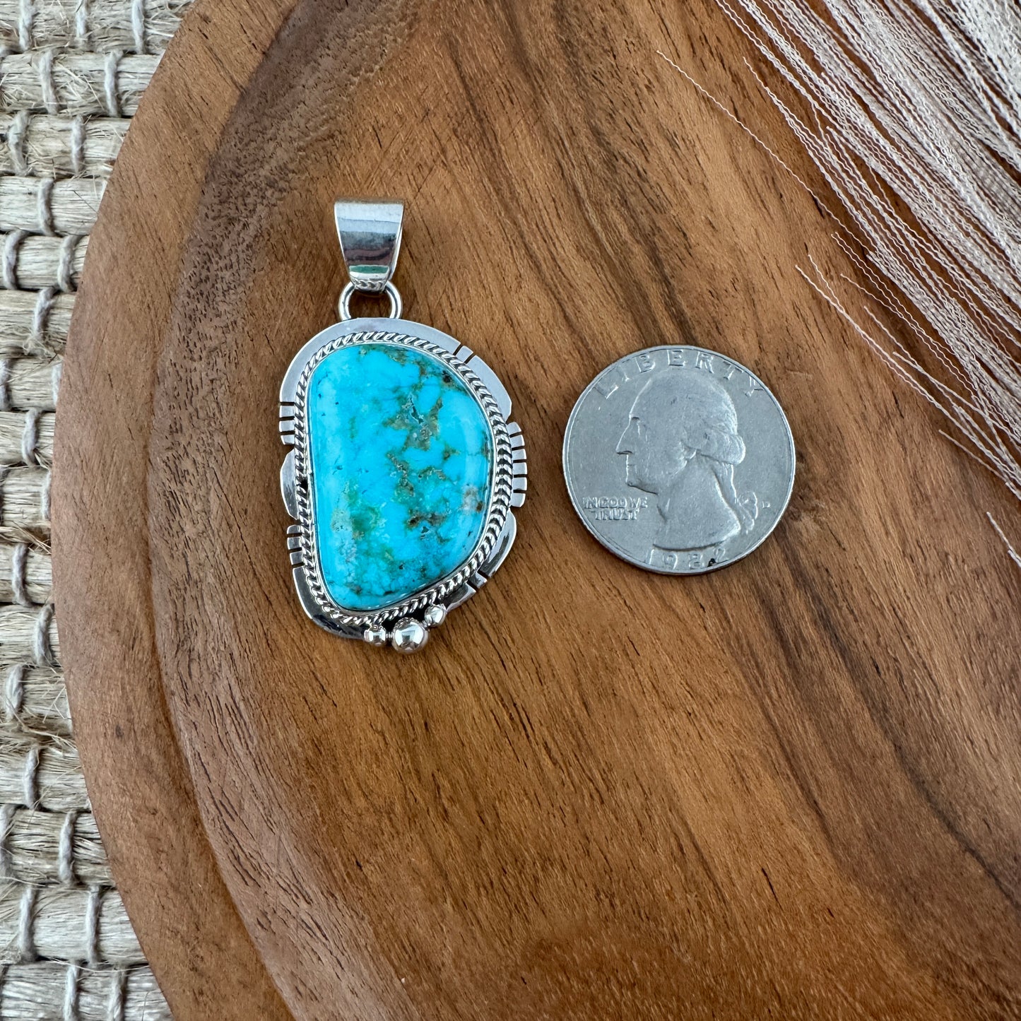 Kingman Turquoise Pendant