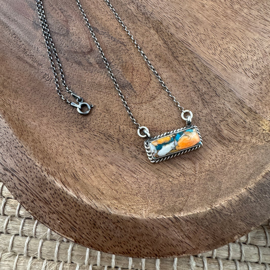 Glacier Composite Bar Neckalce
