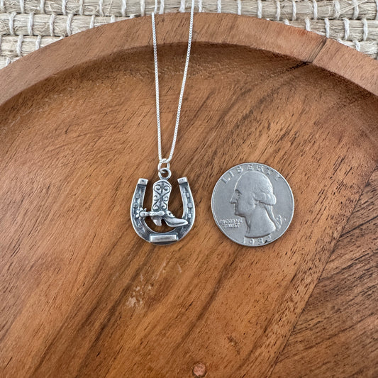 Horseshoe Charm Neckalce