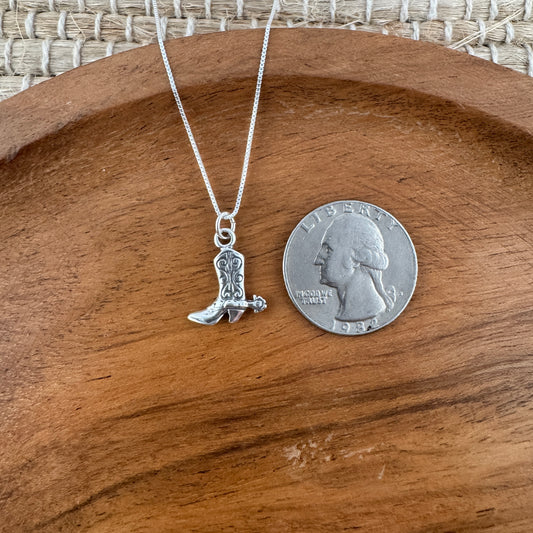 Boot Charm Necklace