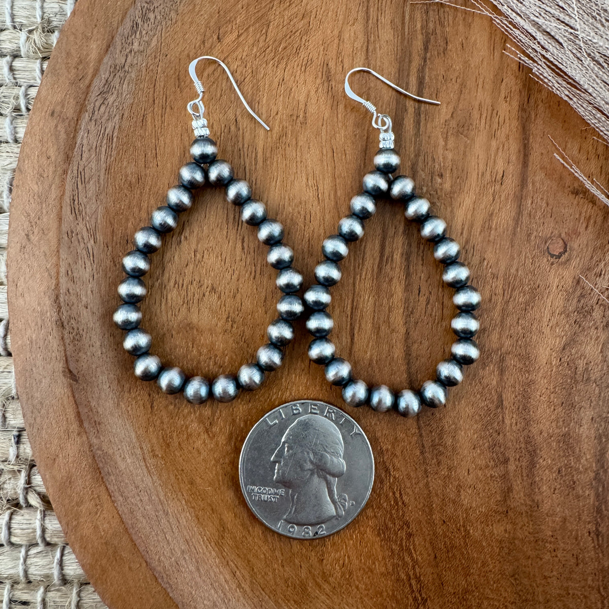 Navajo Pearl 5mm Earrings