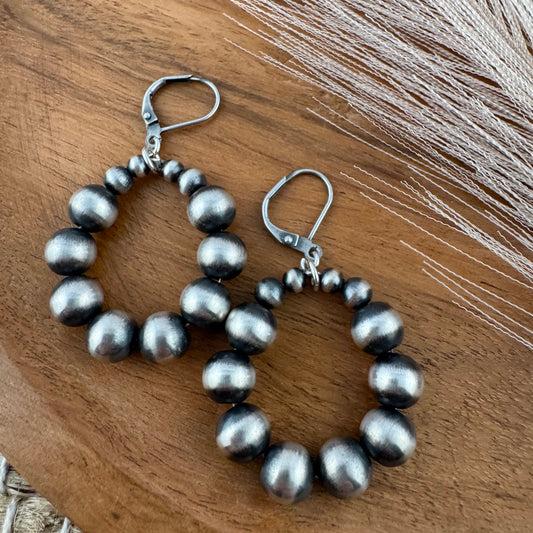 Navajo Pearl 8mm Earrings
