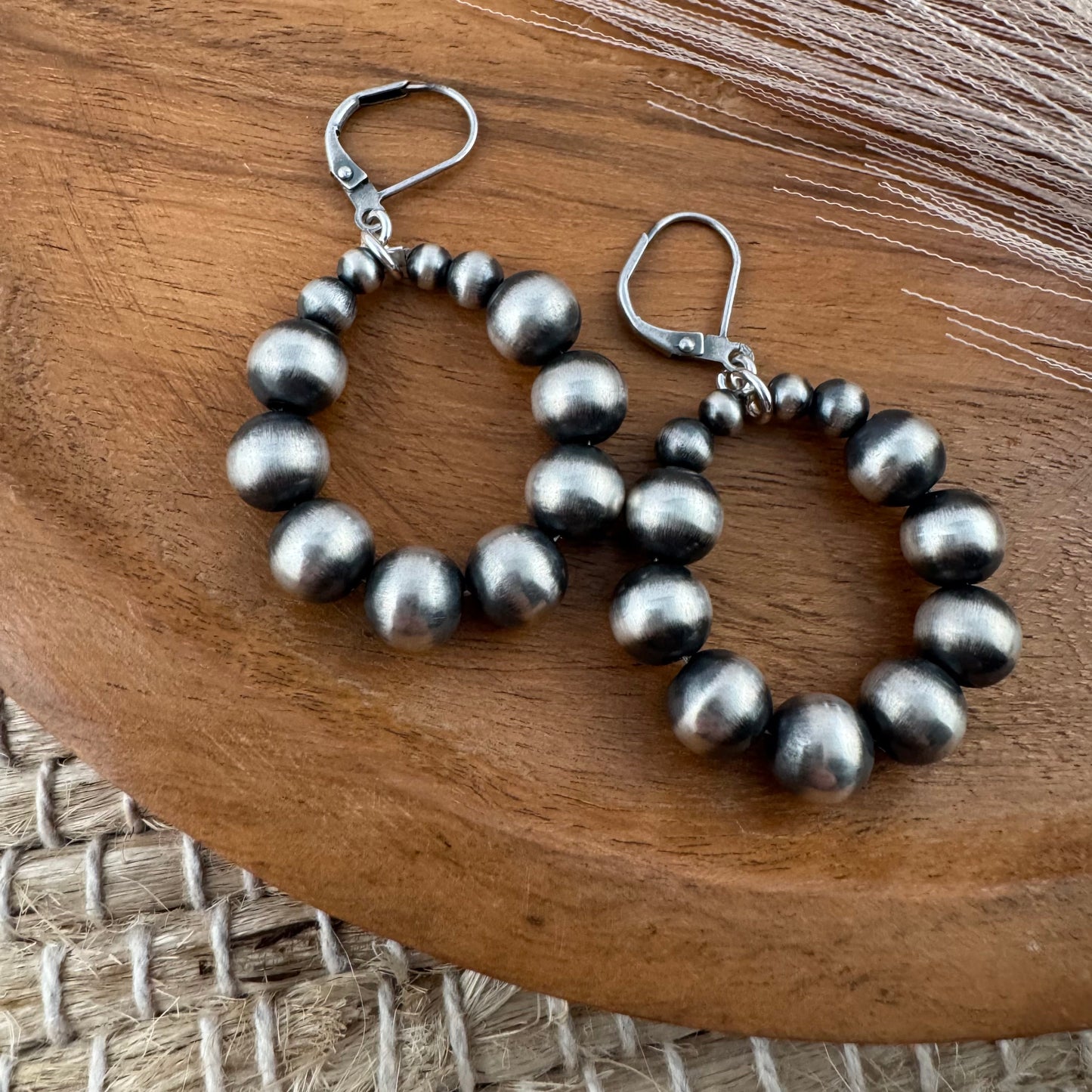 Navajo Pearl 8mm Earrings