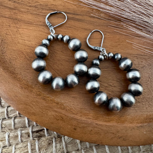 Navajo Pearl 8mm Earrings