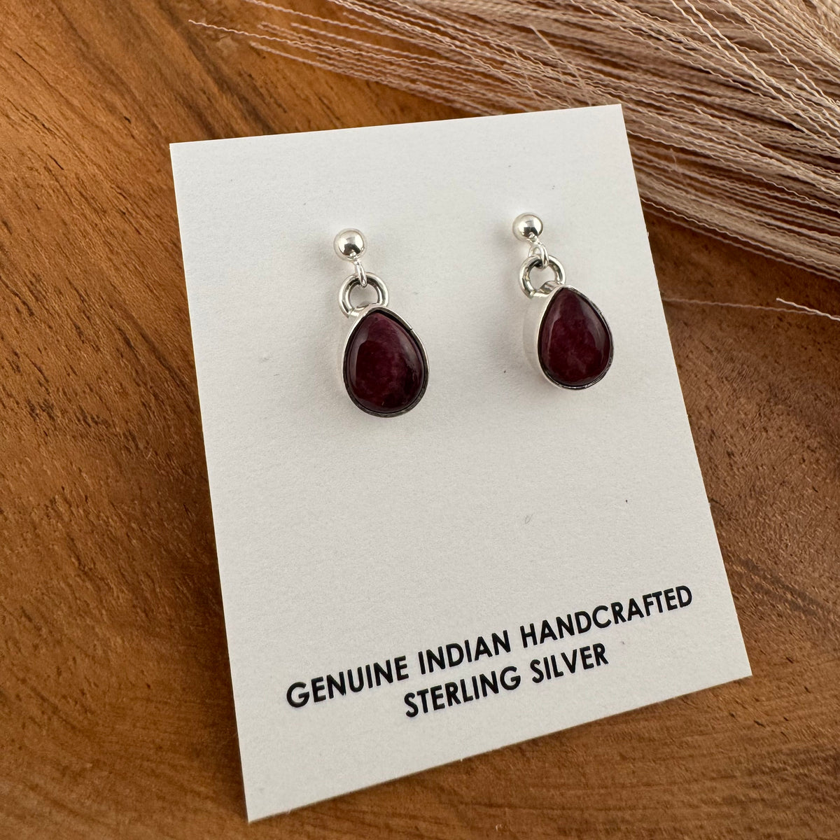 Spiney Oyster Teardrop Stud Earring