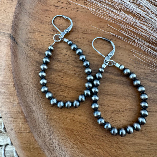 Navajo Pearl 3mm Earrings