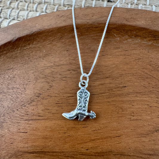 Boot Charm Necklace