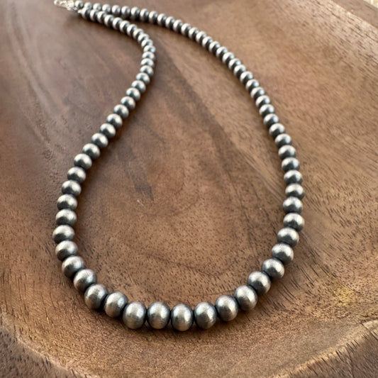 Navajo Pearls 6mm 18" Necklace
