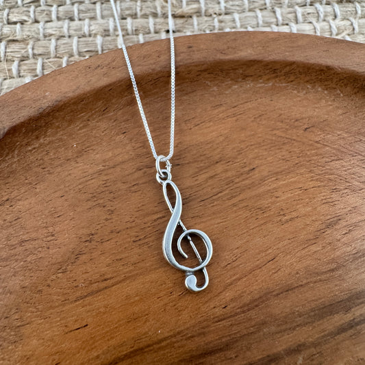 Music Note Charm Necklace
