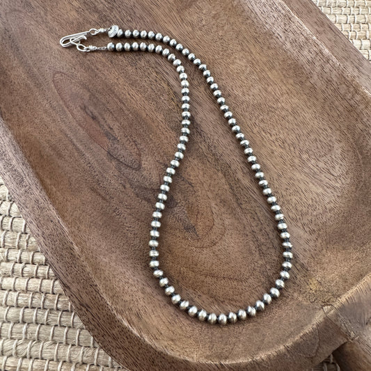 Navajo Pearls 5mm 18" Necklace