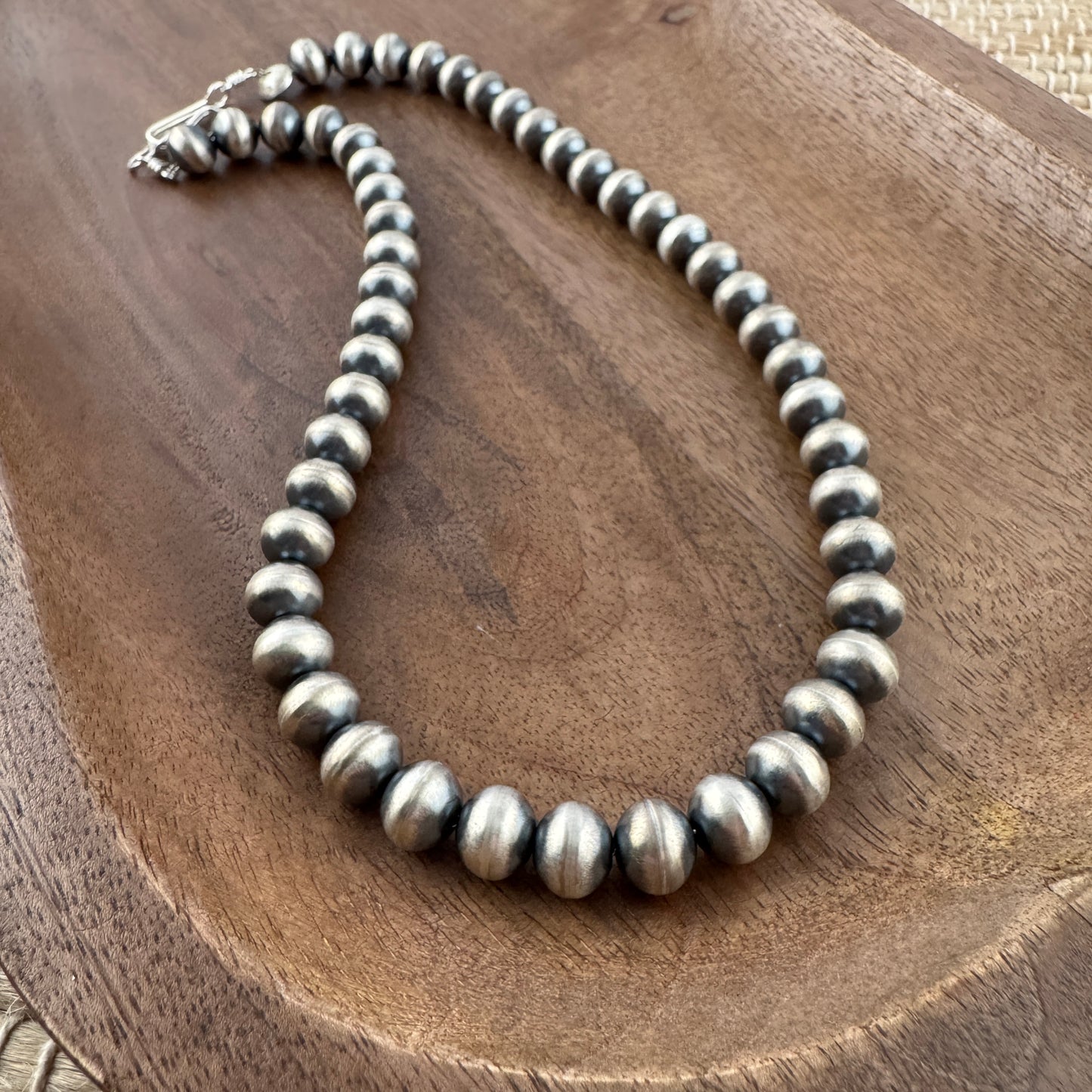 Navajo Pearls 10mm 18" Necklace