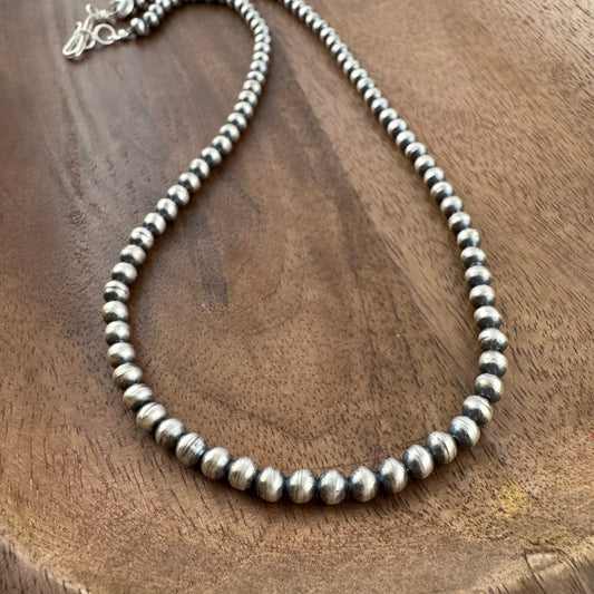 Navajo Pearls 5mm 20" Necklace