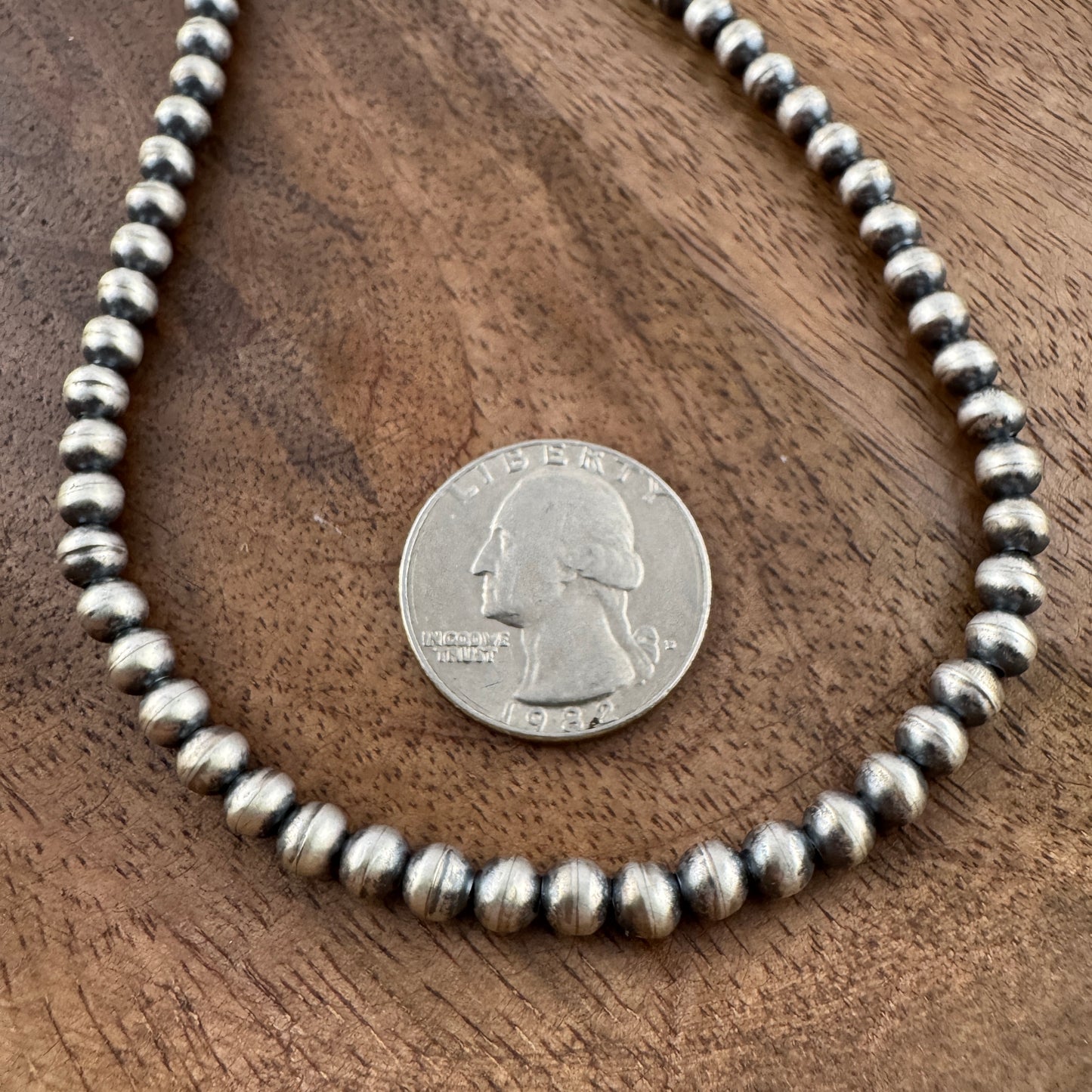 Navajo Pearls 5mm 20" Necklace