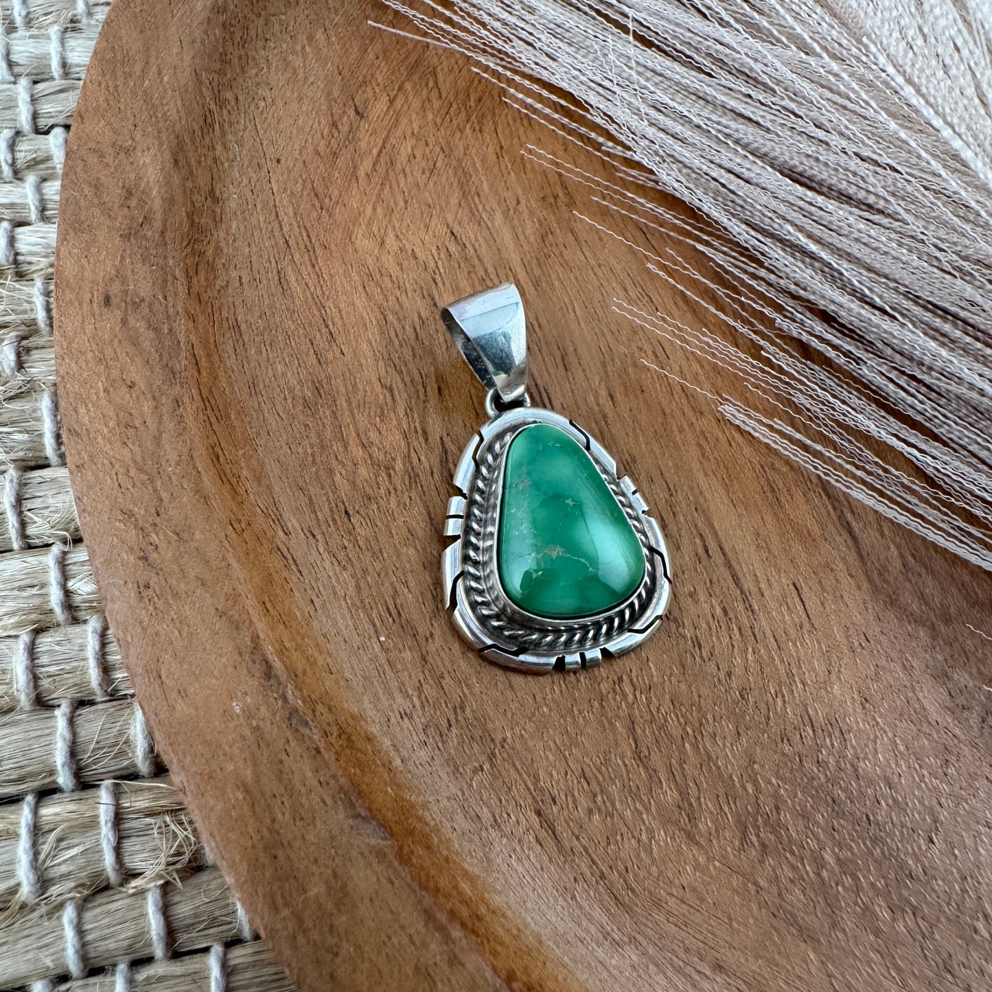 Sonoran Turquoise Triangle Pendant