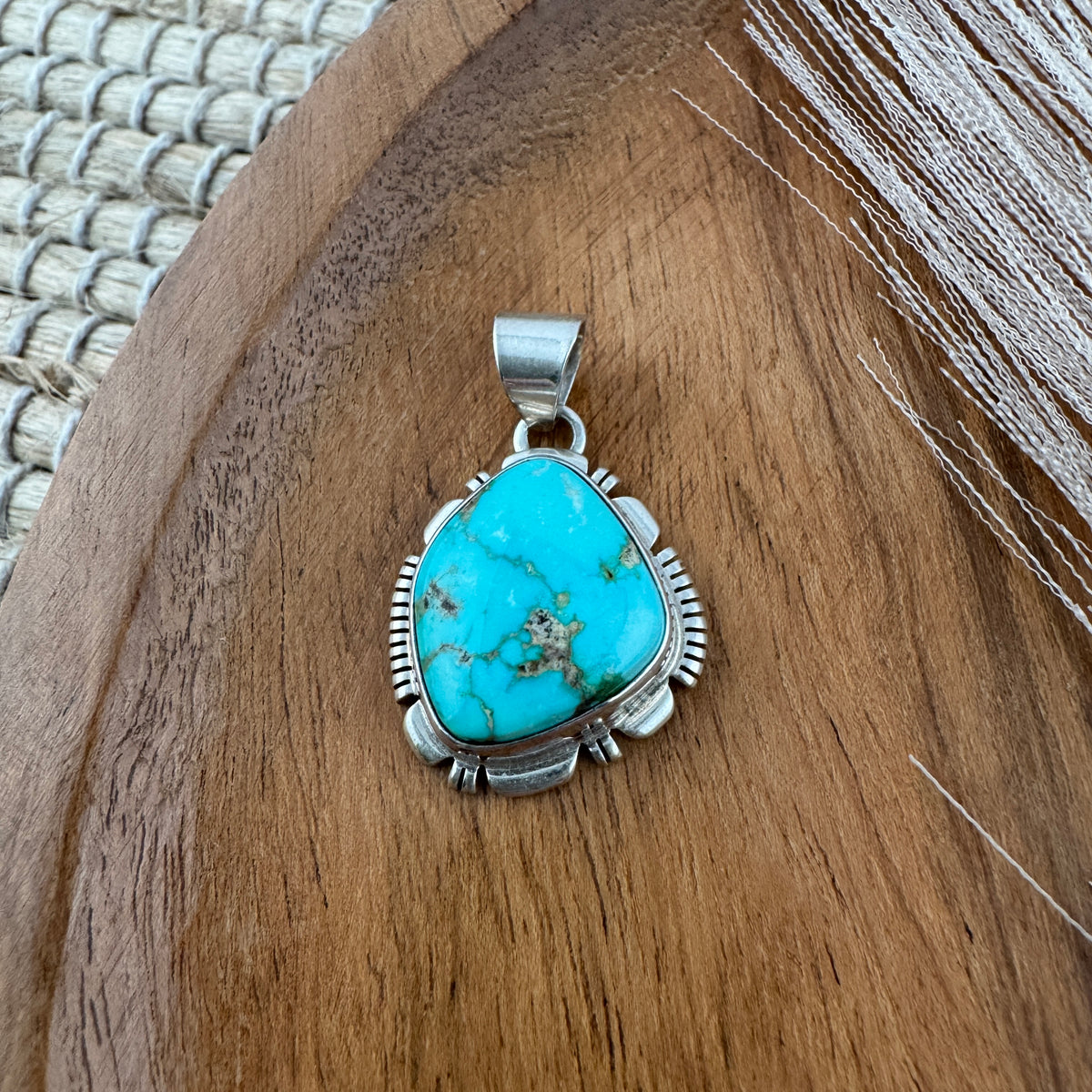 Kingman Turquoise Pendant
