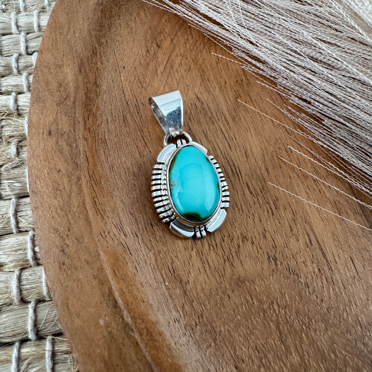 Sonoran Turquoise Oval Pendant